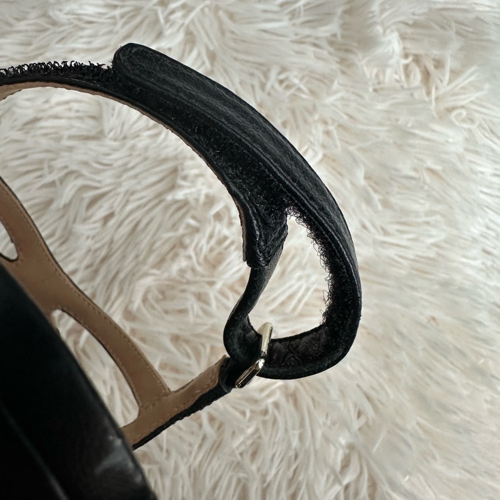 Elegant Black Strappy Heels - Picture 12 of 14